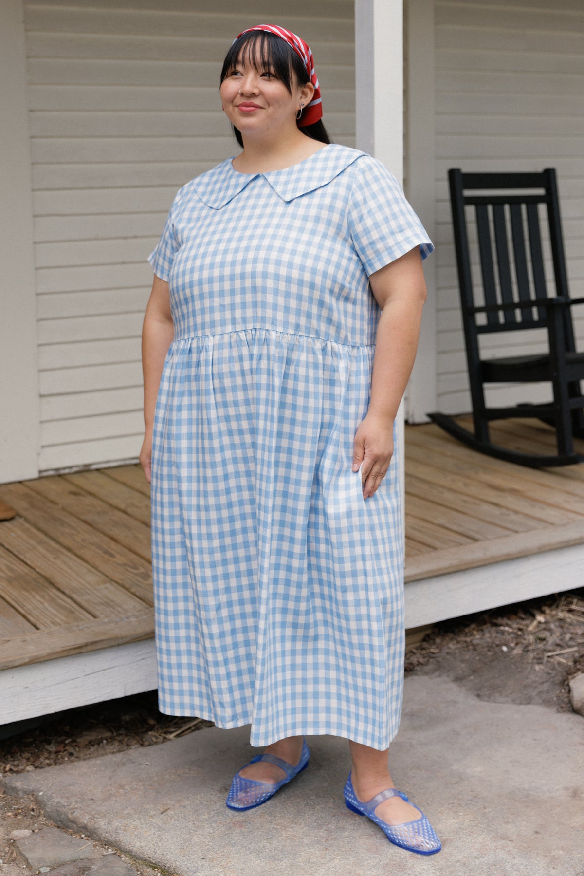 Tradlands Homestead Collared Linen Dress