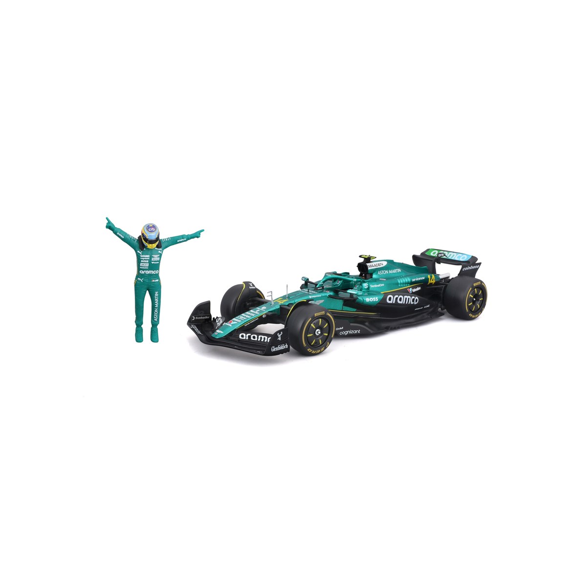 F1 ASTON MARTIN AMR 25 2025 #14 1:24 WITH DRIVER ALONSO