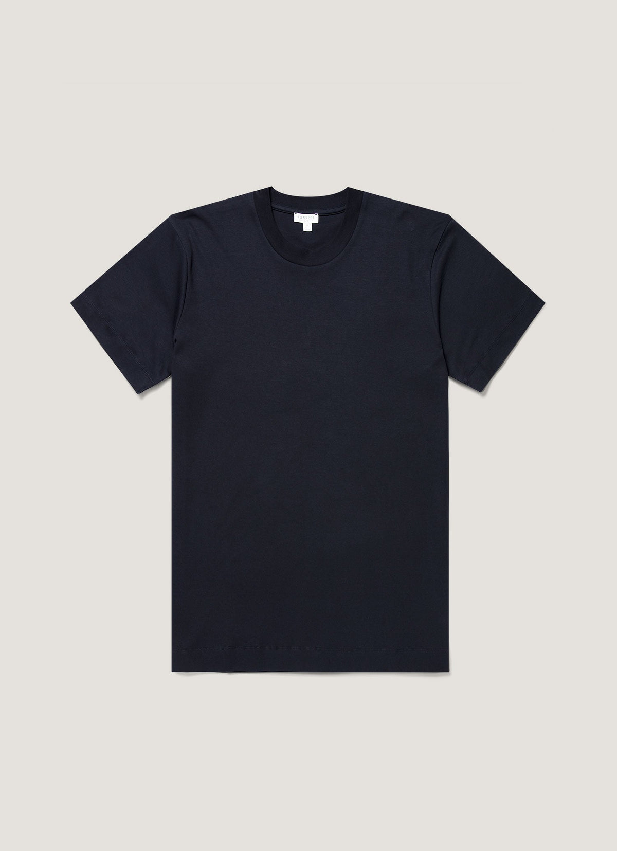 Sunspel Men's Relaxed Fit Heavyweight T-shirt in Midnight Navy